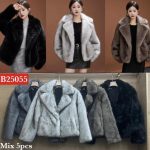 Futro Damskie wloskie _size uni paczka 5szt_ mix kolor 5396648