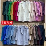 Futro Damskie wloskie _size uni paczka 6szt_ mix kolor 5396672