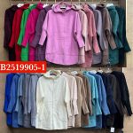 Futro Damskie wloskie _size uni paczka 6szt_ mix kolor 5396673