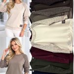 Bluzki Damskie wloskie _over size _ paczka 6szt_ mix kolor 5396994