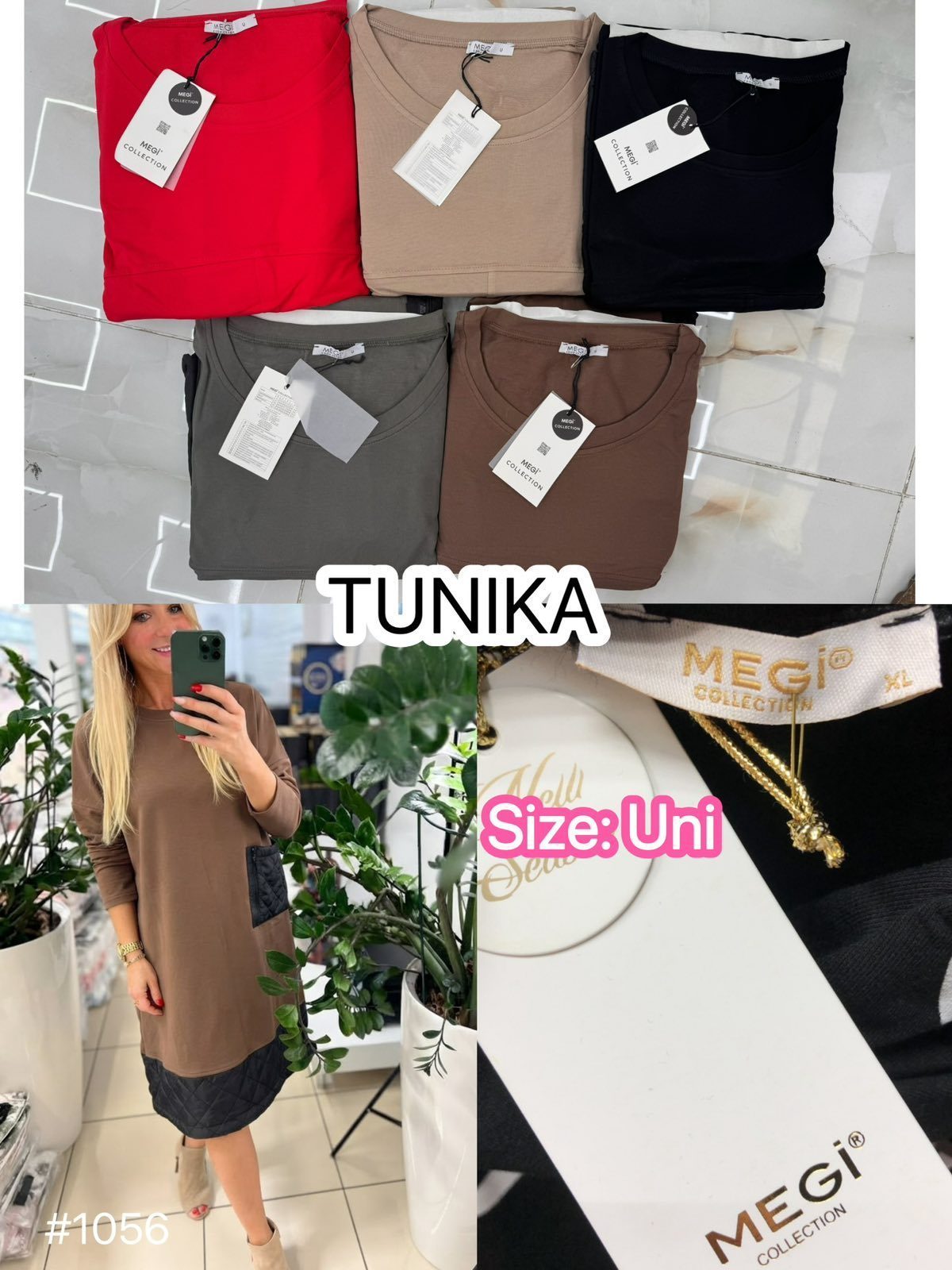 Tuniki Damskie Tureckie _size uni_ paczka 6szt_ mix kolor 5397046