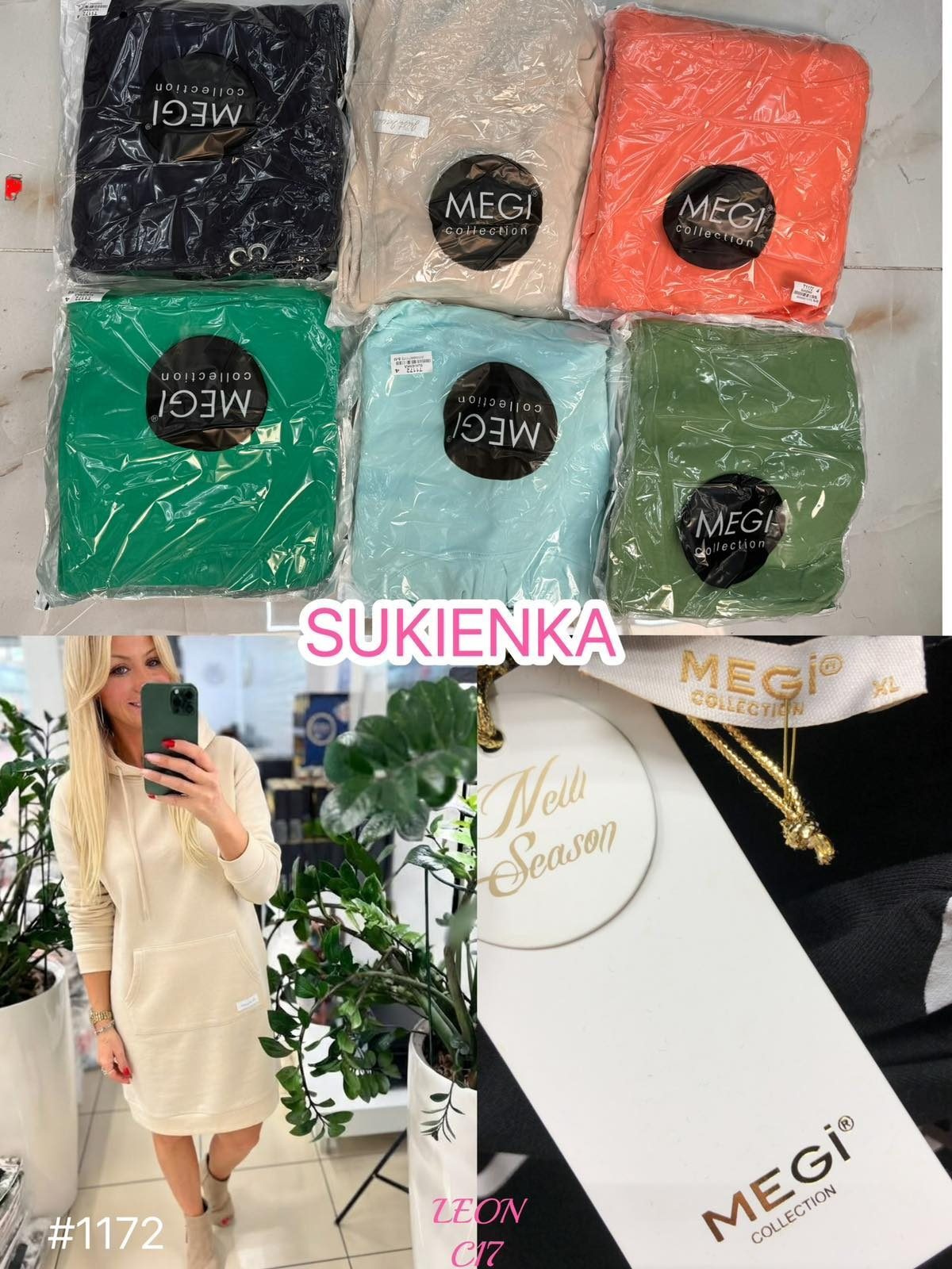 Sukienki Damskie Tureckie _size uni_ paczka 6szt_ mix kolor 5397056
