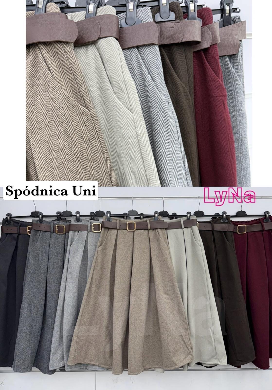 Spódnica długa Damskie wloskie _size uni paczka 6szt_ mix kolor 5397061