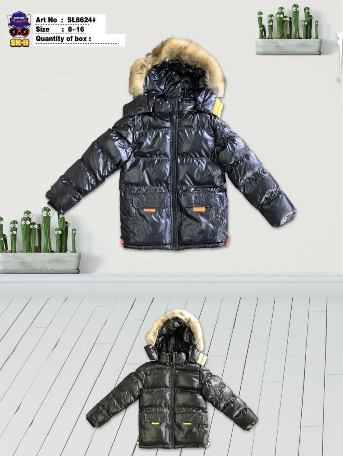 Kurtki DZIECIĘCA_size 8-16lat_paczka 5 szt_1kolor 5397285
