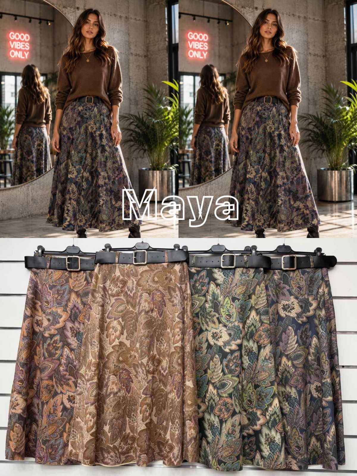 Spódnica długa Damskie wloskie _size uni paczka 6szt_ mix kolor 5397436