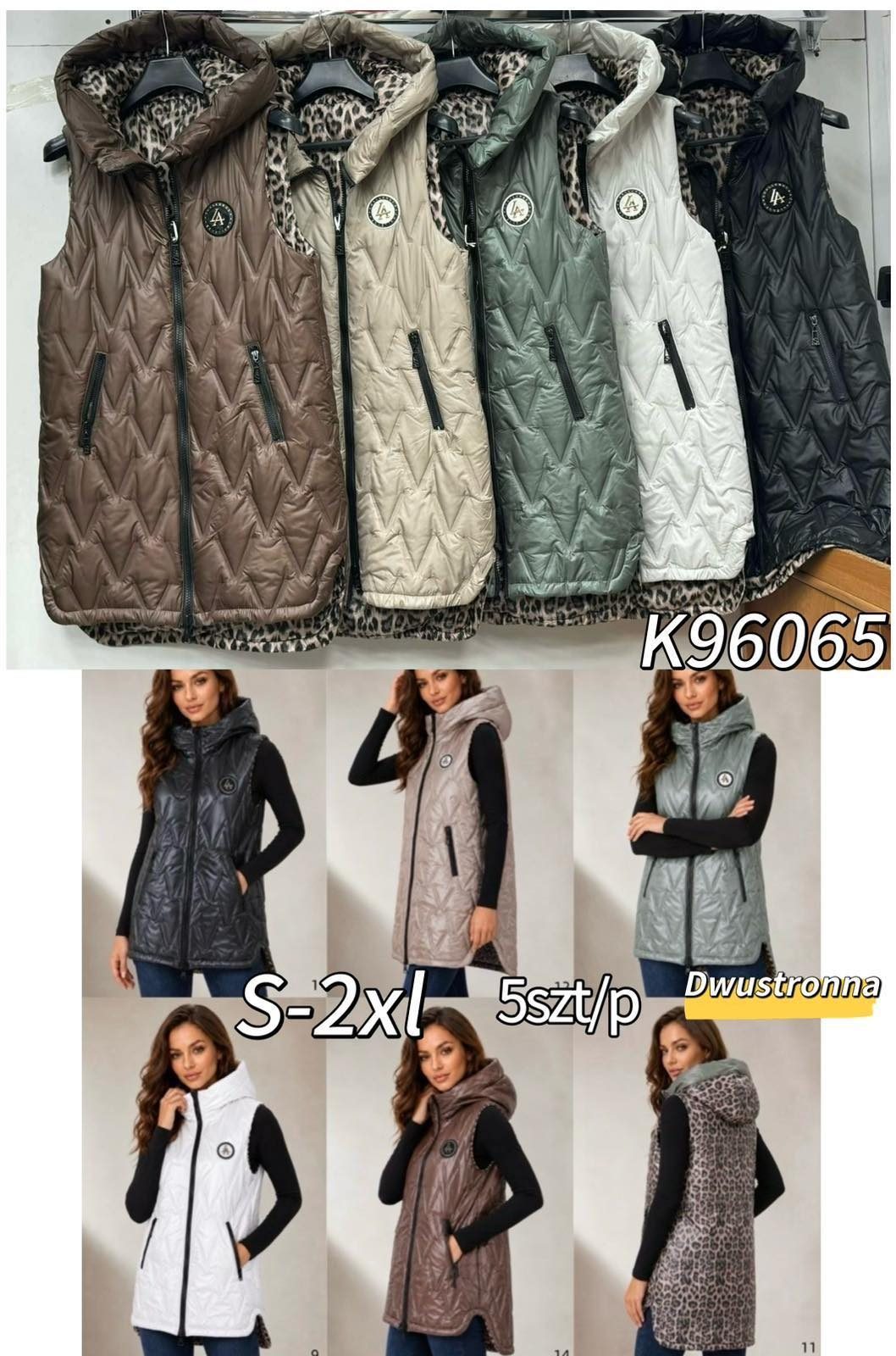 Kamizelki Damskie Size s-2xl_ paczka 5szt_1kolor 5397458