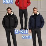 Kurtki MĘSKA_ Size m-3xl_ paczka 5szt_1kolor 8605621
