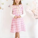 Sukienki DZIECIĘCA size 3-12 lat_ paczka 6szt _1 kolor 8605631