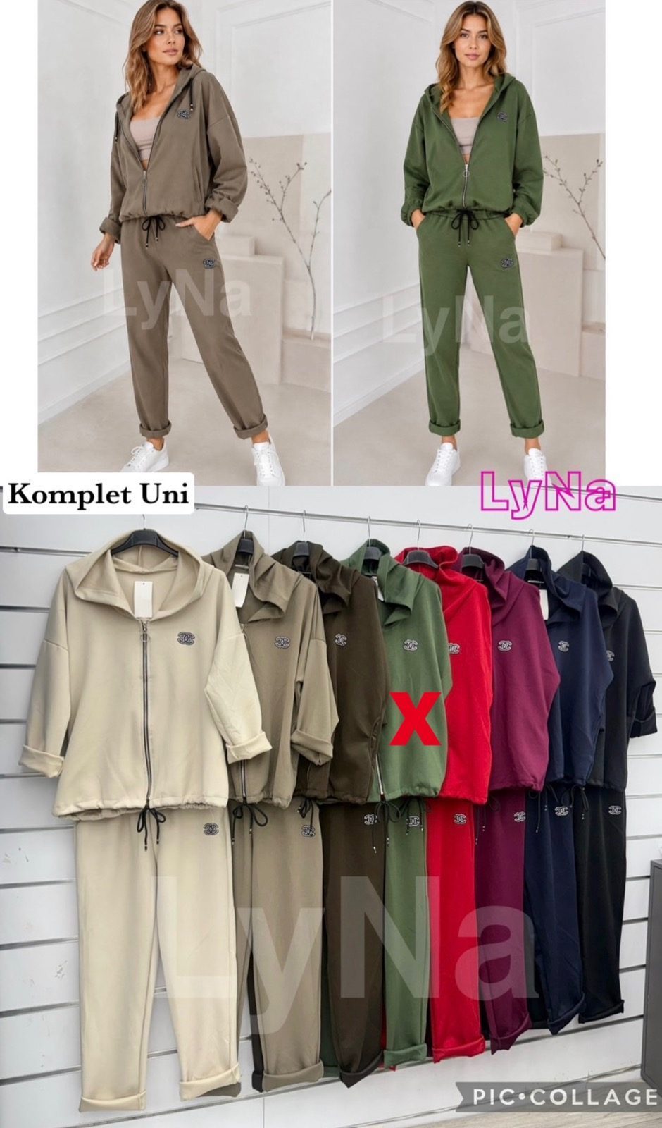 Komplety Damskie wloskie _size uni paczka 6szt_mix kolor 8605640
