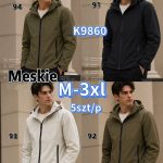 Kurtki MĘSKA_ Size m-3xl_ paczka 5szt_1kolor 8605655
