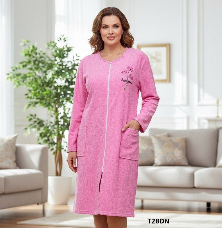 Szlafrok DAMSKA TURECKA_size m-3xl_paczka 10 szt_mixkolor 8605834