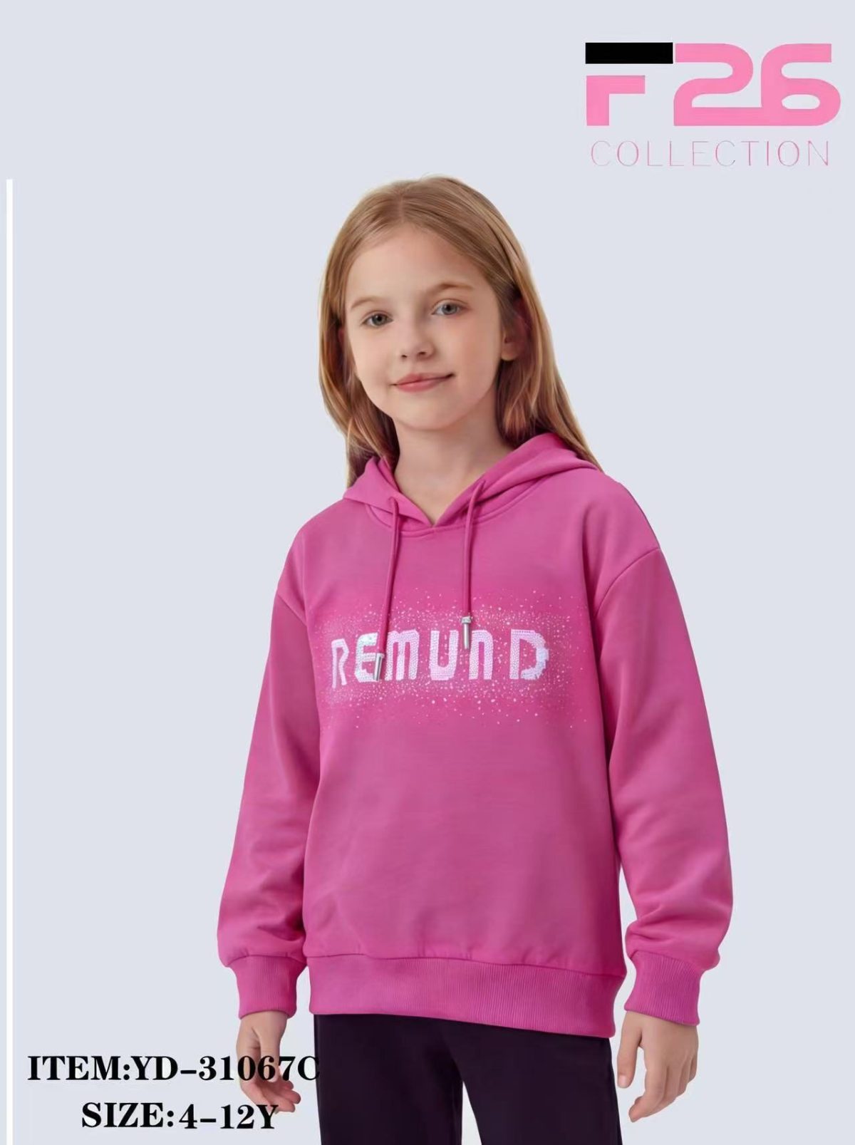 Bluza DZIECIĘCA size 4-12 lat_ paczka 5szt _1 kolor 8606037