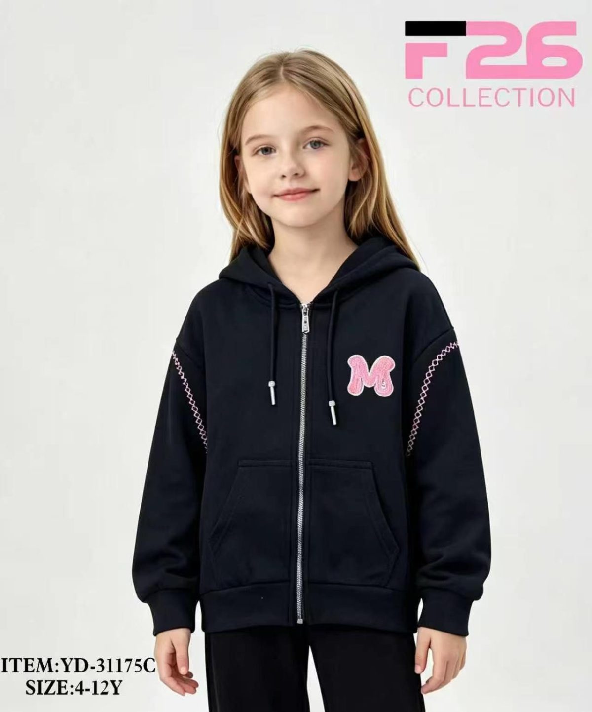 Bluza DZIECIĘCA size 4-12 lat_ paczka 5szt _1 kolor 8606046