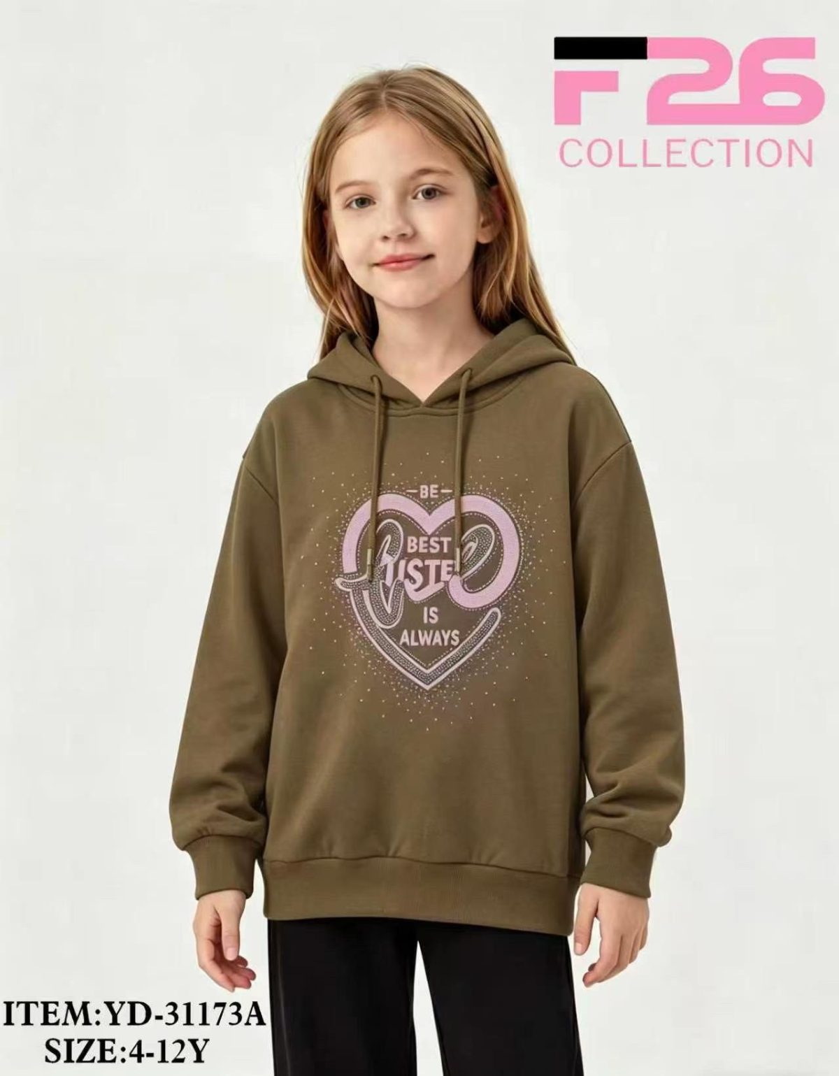 Bluza DZIECIĘCA size 4-12 lat_ paczka 5szt _1 kolor 8606047