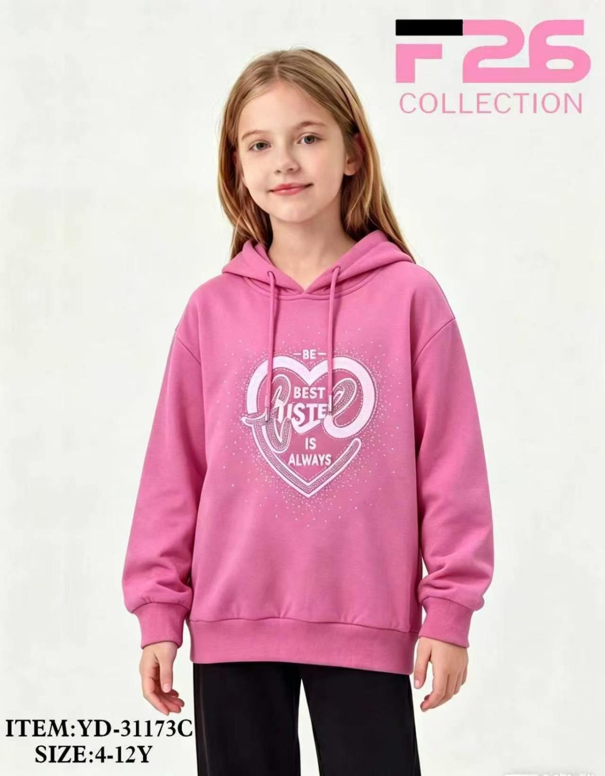 Bluza DZIECIĘCA size 4-12 lat_ paczka 5szt _1 kolor 8606051