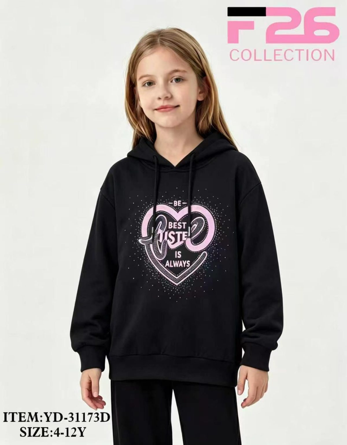 Bluza DZIECIĘCA size 4-12 lat_ paczka 5szt _1 kolor 8606054
