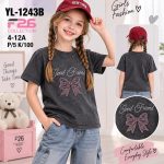 Bluzka DZIECIĘCA size 4-12 lat_ paczka 5szt _1 kolor 7224004