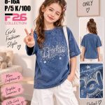 Bluzka DZIECIĘCA size 8-16 lat_ paczka 5szt _1 kolor 7224010