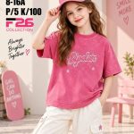 Bluzka DZIECIĘCA size 8-16 lat_ paczka 5szt _1 kolor 7224011