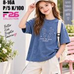 Bluzka DZIECIĘCA size 8-16 lat_ paczka 5szt _1 kolor 7224012