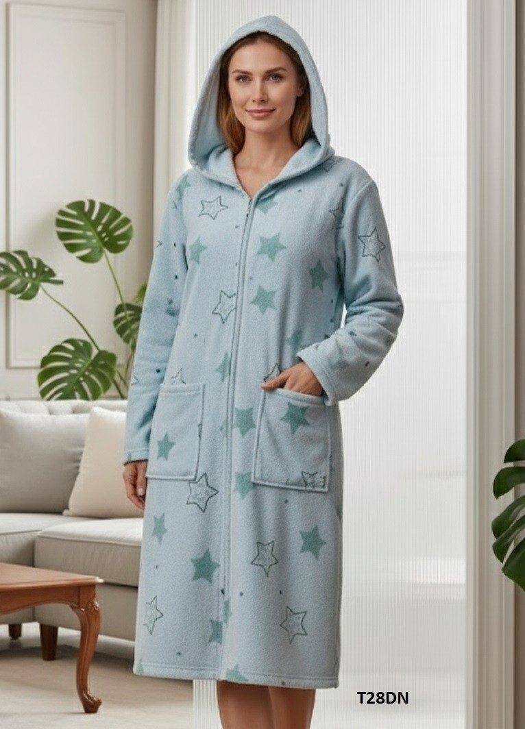 Szlafrok DAMSKA TURECKA_size m-3xl_paczka 10 szt_mixkolor 7224044