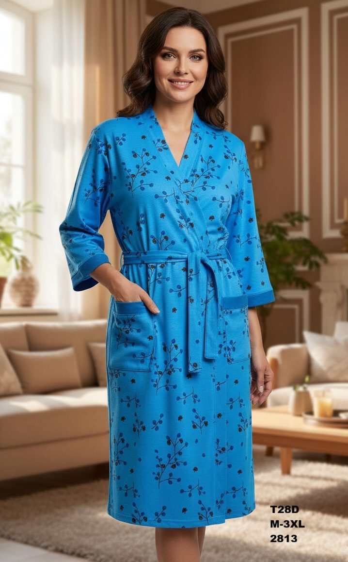 Szlafrok DAMSKA TURECKA_size m-3xl_paczka 10 szt_mixkolor 7224063