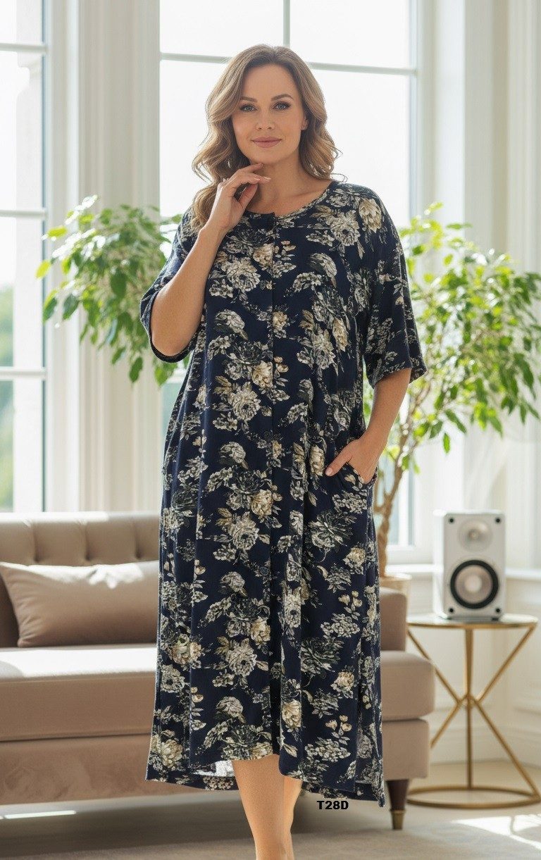 Szlafrok DAMSKA TURECKA_size m-3xl_paczka 10 szt_mixkolor 7224070