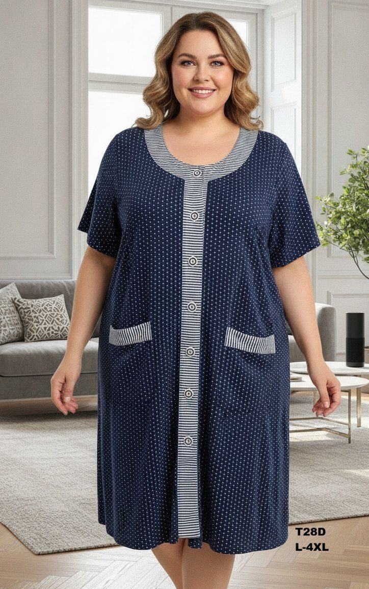 Szlafrok DAMSKA TURECKA_size l-4xl_paczka 10 szt_mixkolor 7224077