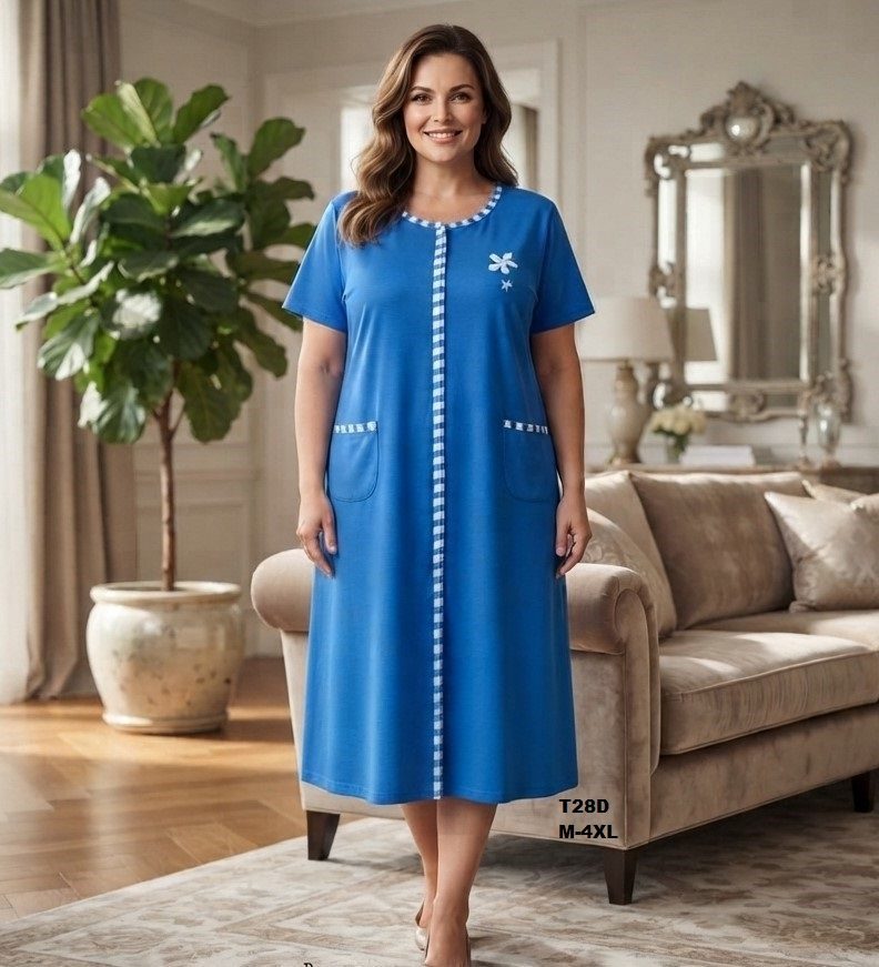 Szlafrok DAMSKA TURECKA_size m-4xl_paczka 10 szt_mixkolor 7224079