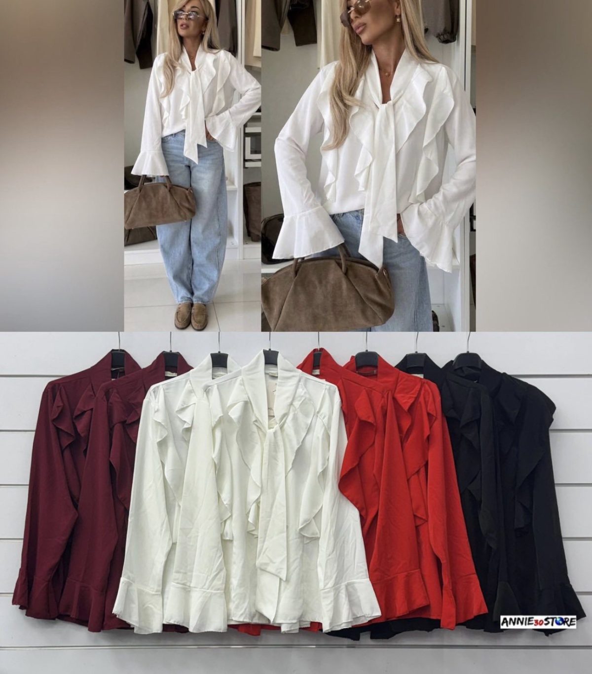 Koszule Damskie wloskie_ Size uni _paczka 6szt_mix kolor 7224474