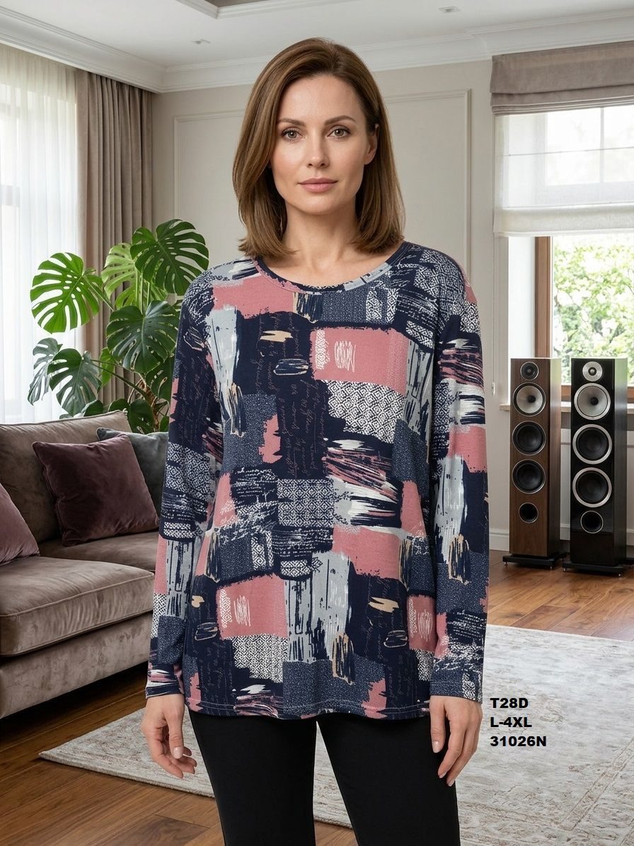 Bluzki DAMSKA TURECKA_size l-4xl_paczka 12 szt_mixkolor 7224154