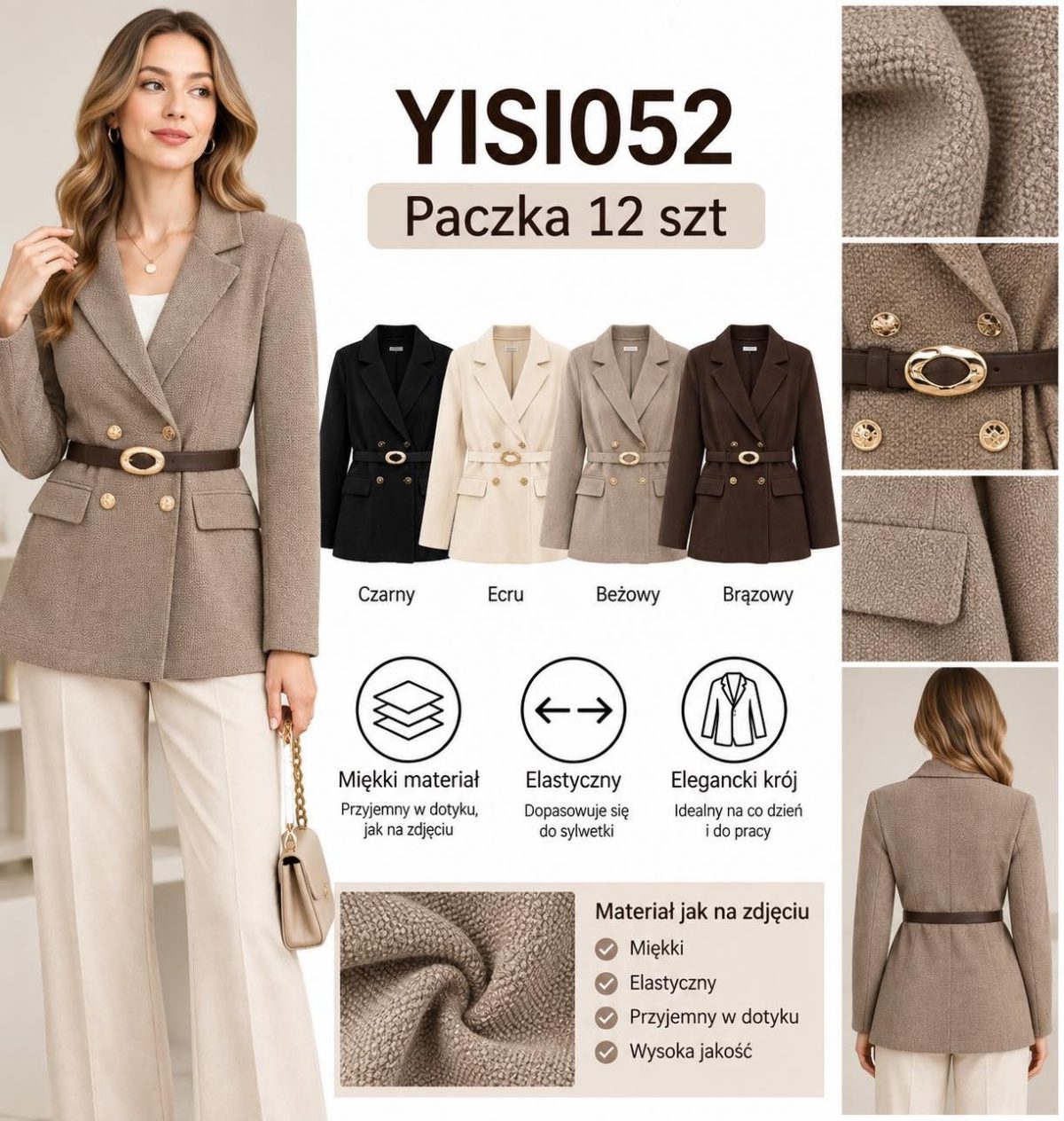 Marynarki DAMSKA TURECKA_size uni_paczka 12 szt_mixkolor 7224370