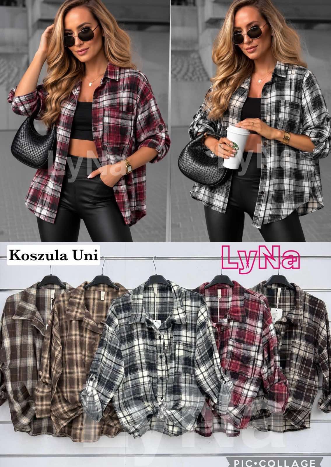 Koszule Damskie wloskie_size uni_paczka 6szt_mix kolor 5024463