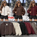 Bluzy Damskie Włoskie_ size uni_ paczka 6szt_ mix kolor 8072848
