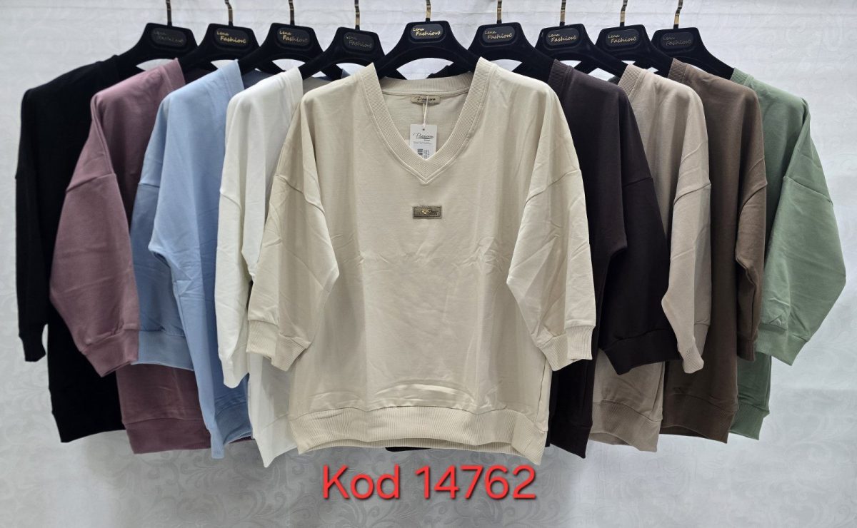 Bluzki Damskie Tureckie _size uni_ paczka 12szt_ mix kolor 8073031