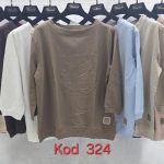 Bluzki Damskie Tureckie _size uni_ paczka 12szt_ mix kolor 8073066