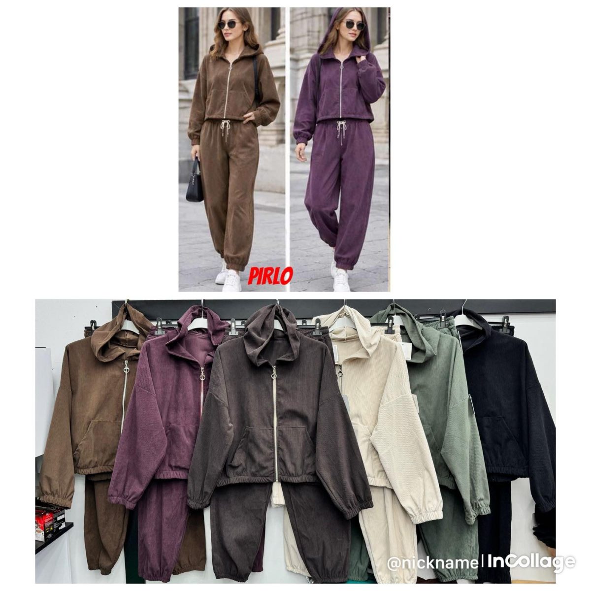 Komplety Damskie Włoskie_ size uni_ paczka 6 szt_ mix kolor 8072691