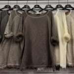 Bluzki Damskie Włoskie_ size uni_ paczka 6szt_ mix kolor 8072706