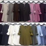 Bluzki Damskie Włoskie_ size uni_ paczka 6szt_ mix kolor 8072709