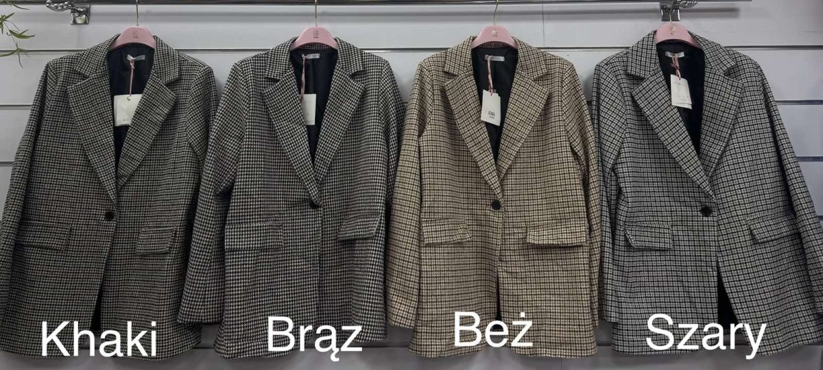 Marynarki Damskie Włoskie_ size uni_ paczka 6 szt_ mix kolor 8072738