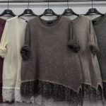 Bluzki Damskie Włoskie_ size uni_ paczka 6szt_ mix kolor 8072740