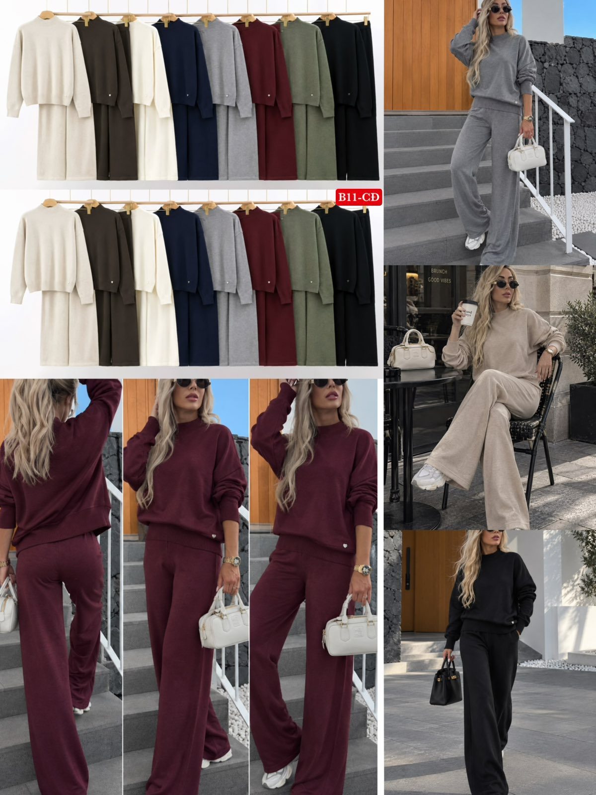 Komplety Damskie Włoskie_ size uni_ paczka 6szt_ mix kolor 2645028