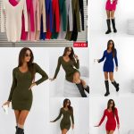 Sukienki Damskie Włoskie_ size uni_ paczka 6szt_ mix kolor 2645057