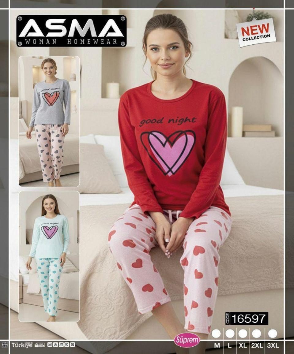 Piżamy DAMSKATURECKA_size m-3xl_paczka 10 szt_mixkolor 2645224