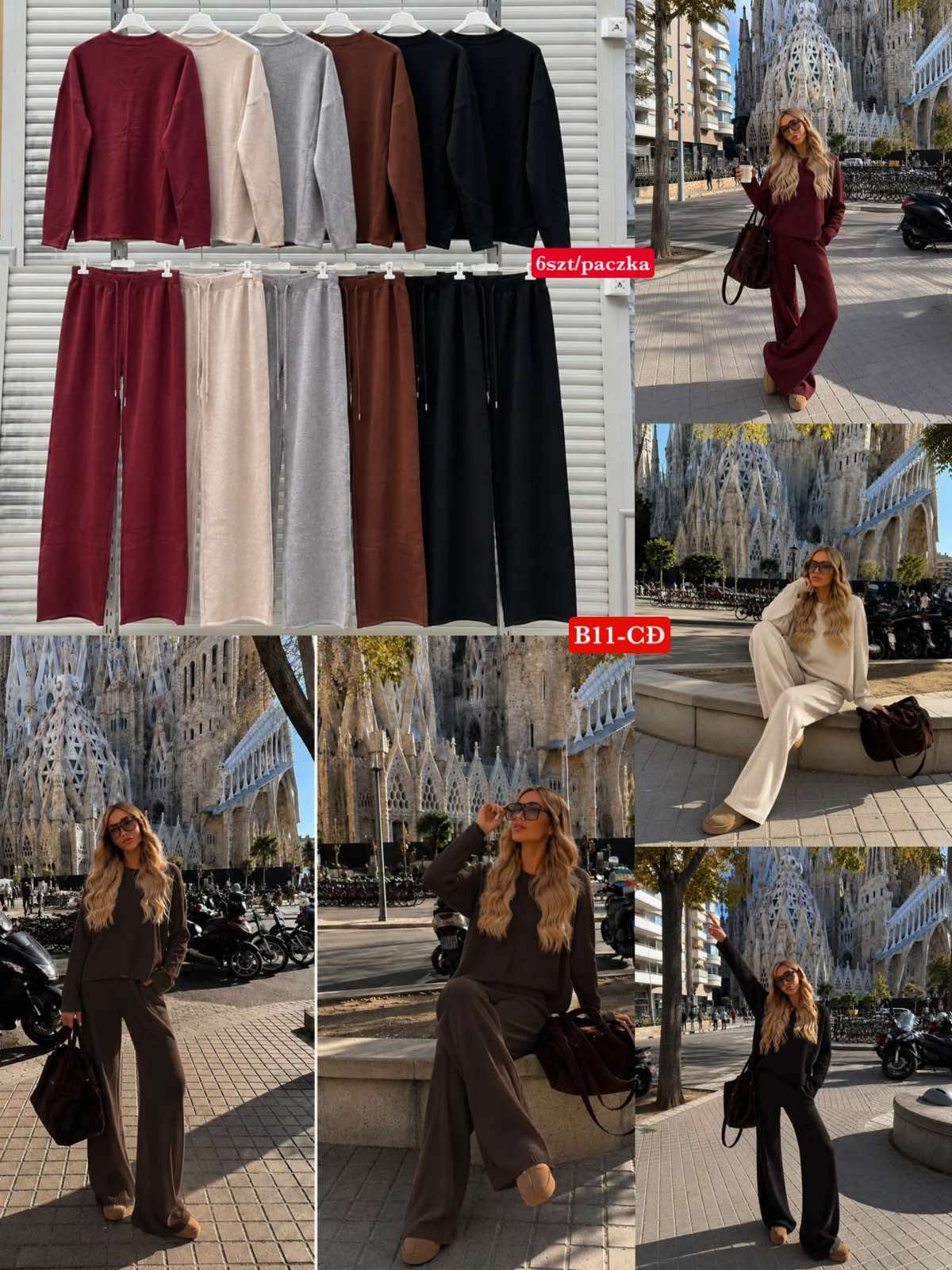 Komplety Damskie Włoskie_ size uni_ paczka 6szt_ mix kolor 3093361