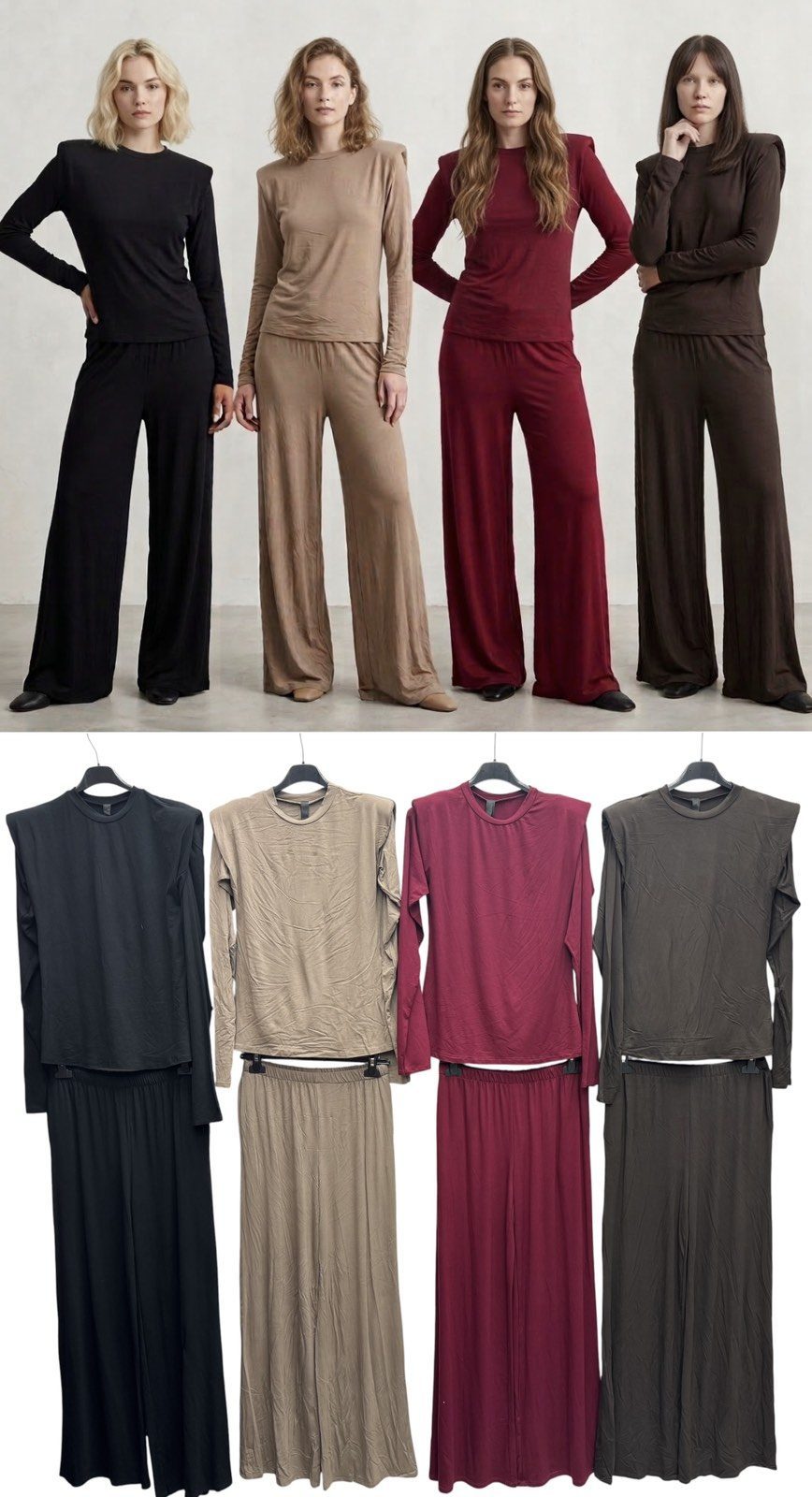 Komplety Damskie wloskie _size uni_ paczka 6szt_ mix kolor 3093720
