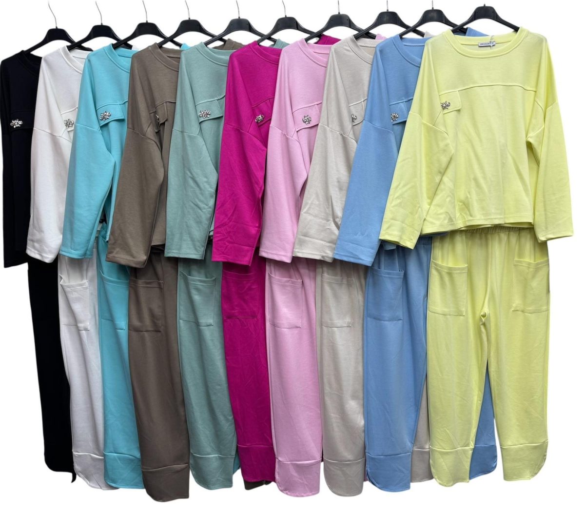 Komplety Damskie wloskie _size uni_ paczka 6szt_ mix kolor 3093730