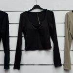 Bluzki Damskie wloskie _size uni_ paczka 6szt_ mix kolor 3093866