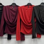 Bluzki Damskie wloskie _size uni_ paczka 6szt_ mix kolor 3093885