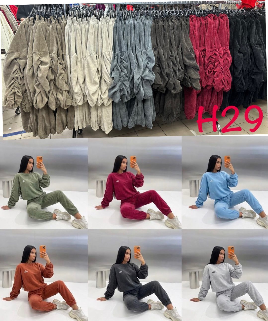 Komplety Damskie Włoskie_ size uni_ paczka 6szt_ mix kolor 3093577